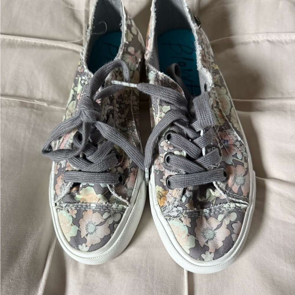 Floral Canvas Sneakers